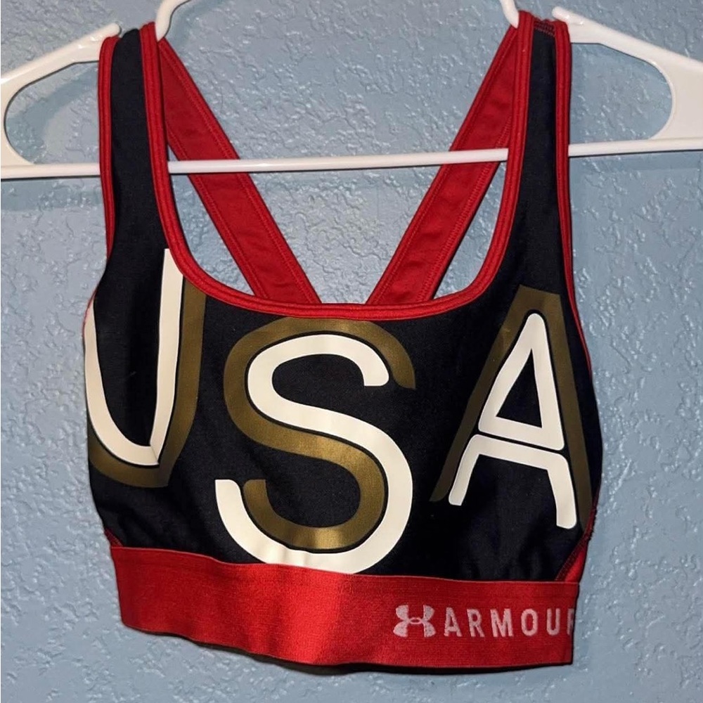 Under Armour Red Compression Sports Bra
